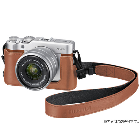 FUJIFILM X-A5用ボトムレザーケース BLC-XA5 ブラウン: カメラバッグ・ケース・ストラップ | フジフイルムモール