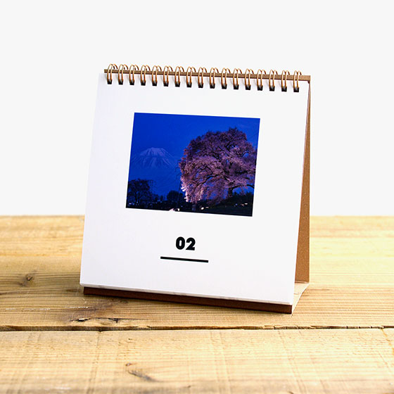 卓上リング 日めくり万年 1か月 写真仕上げ 写真でオリジナルカレンダー作成 富士フイルムのフォトカレンダー21