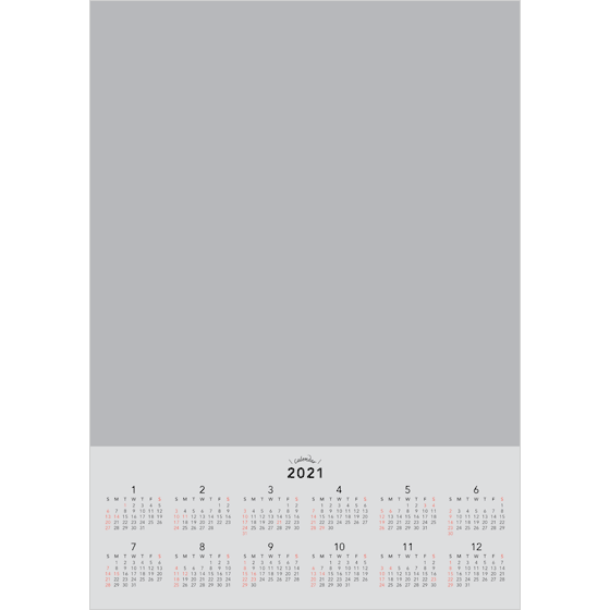 壁掛けポスター 縦 横 写真でオリジナルカレンダー作成 富士フイルムのフォトカレンダー21