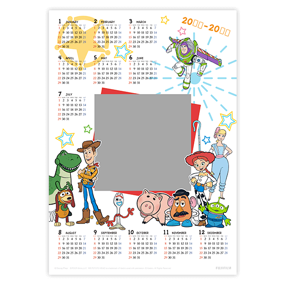 22年版 ディズニーのオリジナルカレンダー 富士フイルムのフォトカレンダー22 写真でオリジナルカレンダー作成