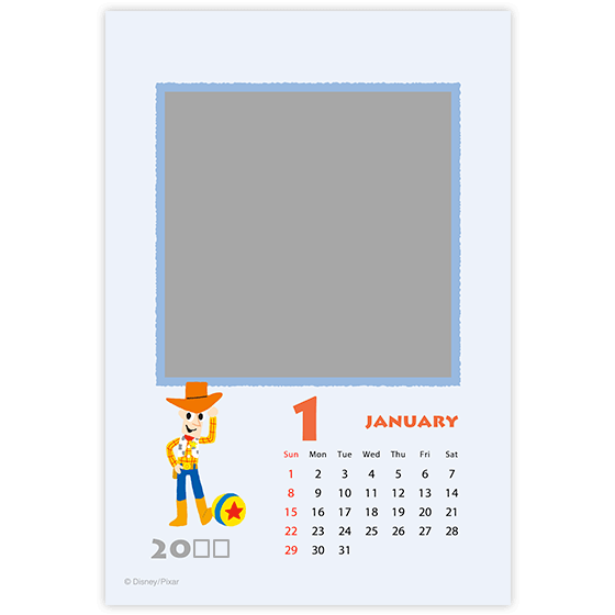 トイ ストーリーの卓上カレンダー 写真 リングタイプ 富士フイルムのフォトカレンダー22