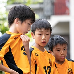 子どもたちのベストショットを集めるためにパパ・ママも頑張りました!