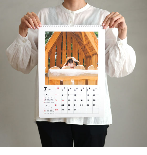 壁掛けリング A3縦（印刷仕上げ）壁掛けイメージ