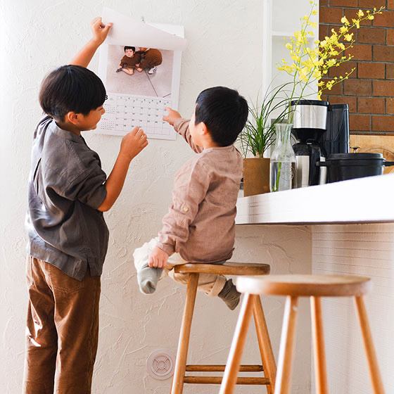 家族みんなで予定を共有できる